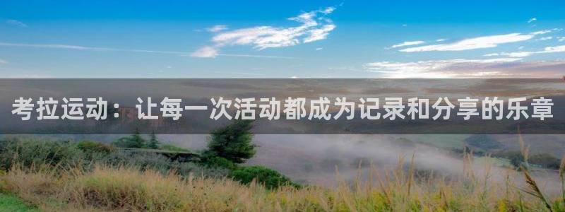 三亿体育官方正版app娱乐是那个系列的台子:考拉运动:让每一